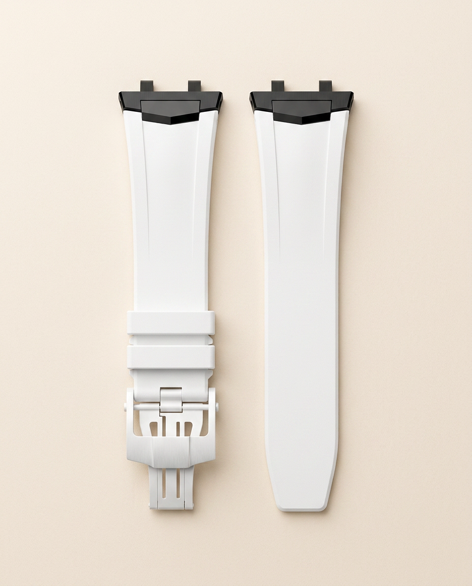 Blanc Rubber Strap